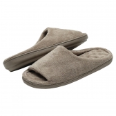 Pantufa Aberta Anatômica Elegance em Atoalhado - Caqui