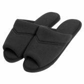 Pantufa PUFF Masculina Malha de Algodão - Preto
