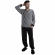 Pijama Masculino em Microsoft Liso - Preto