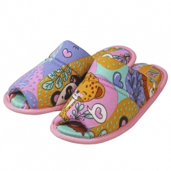 Chinelo Flexível Cotton Light: Diversão com Animais