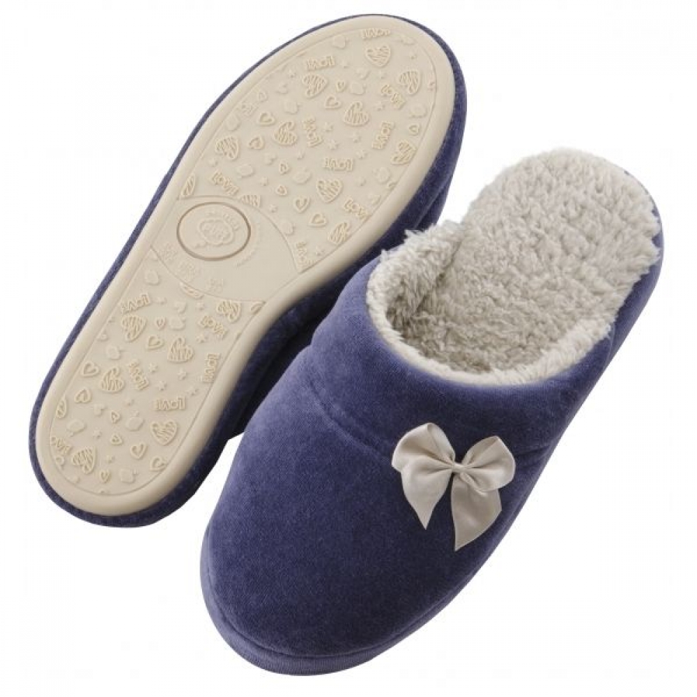 Pantufa Comfort com Pelúcia - PUFF - Índigo