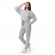 Conjunto Casual Malha Mesclada Cropped - Mescla