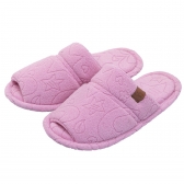 Pantufa Atoalhada Flexível Aventura nos Pés - Puff Kids - Rosa
