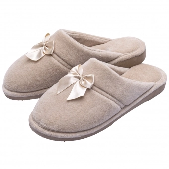 Pantufa Anatômica Plush com Laço Cetim PUFF
