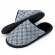 Pantufa Sola Plana Eva Plush Xadrez Masculino - Mescla