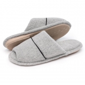 Pantufa Anatômica Flexível em Atoalhado com Pala - Mescla