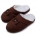 Pantufa Confort Soft Com Elastano - Marrom