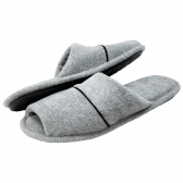 Pantufa Masculina Anatômica Atoalhada - Mescla