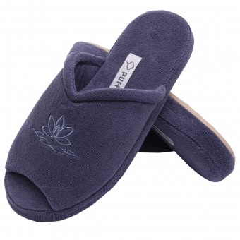 Pantufa Anatomic Comfort Atoalhado Bordado