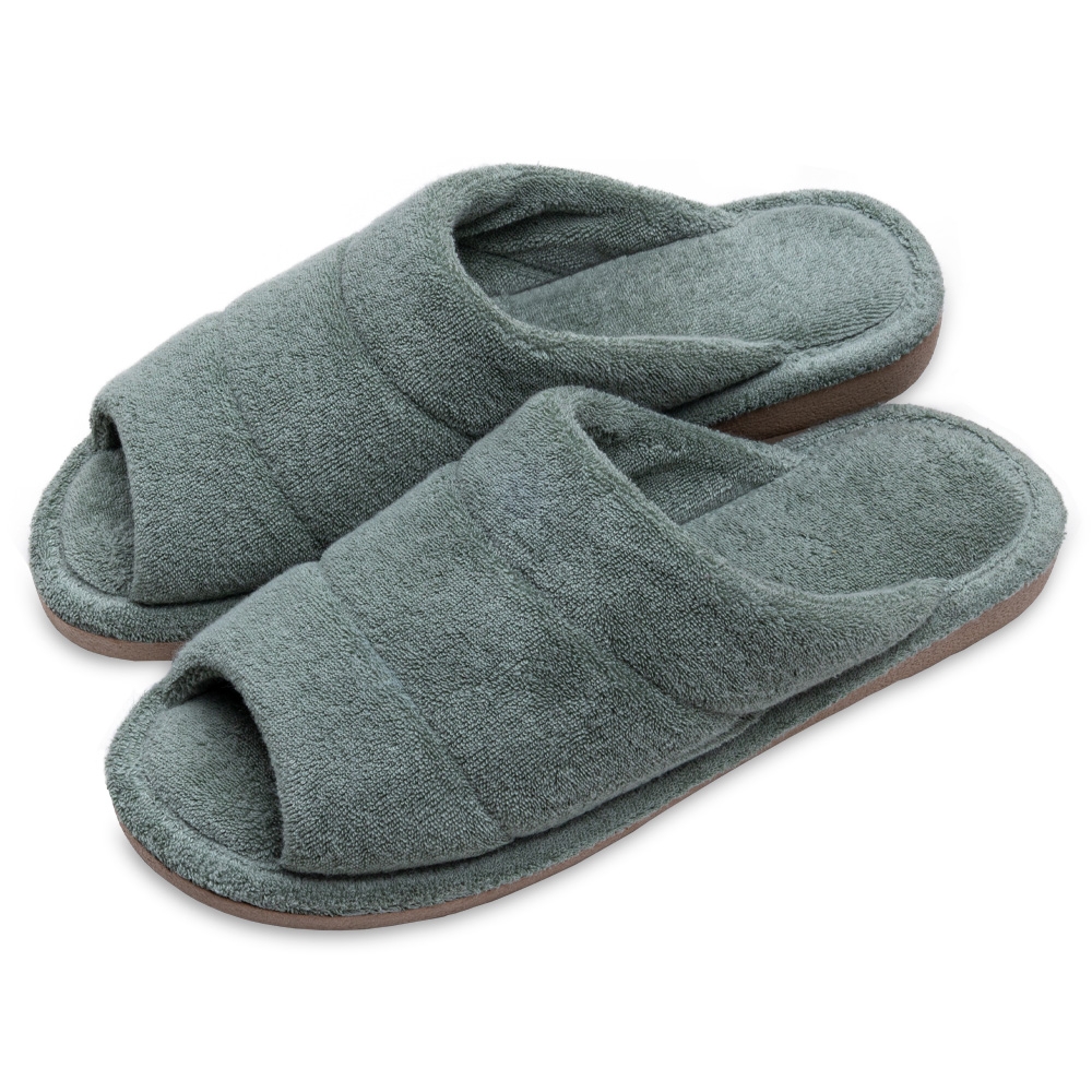 Pantufa Atoalhada Anatômica PUFF - Verde