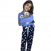 Pijama Infantil Puff Kids Modal Winter Elastano - Marinho