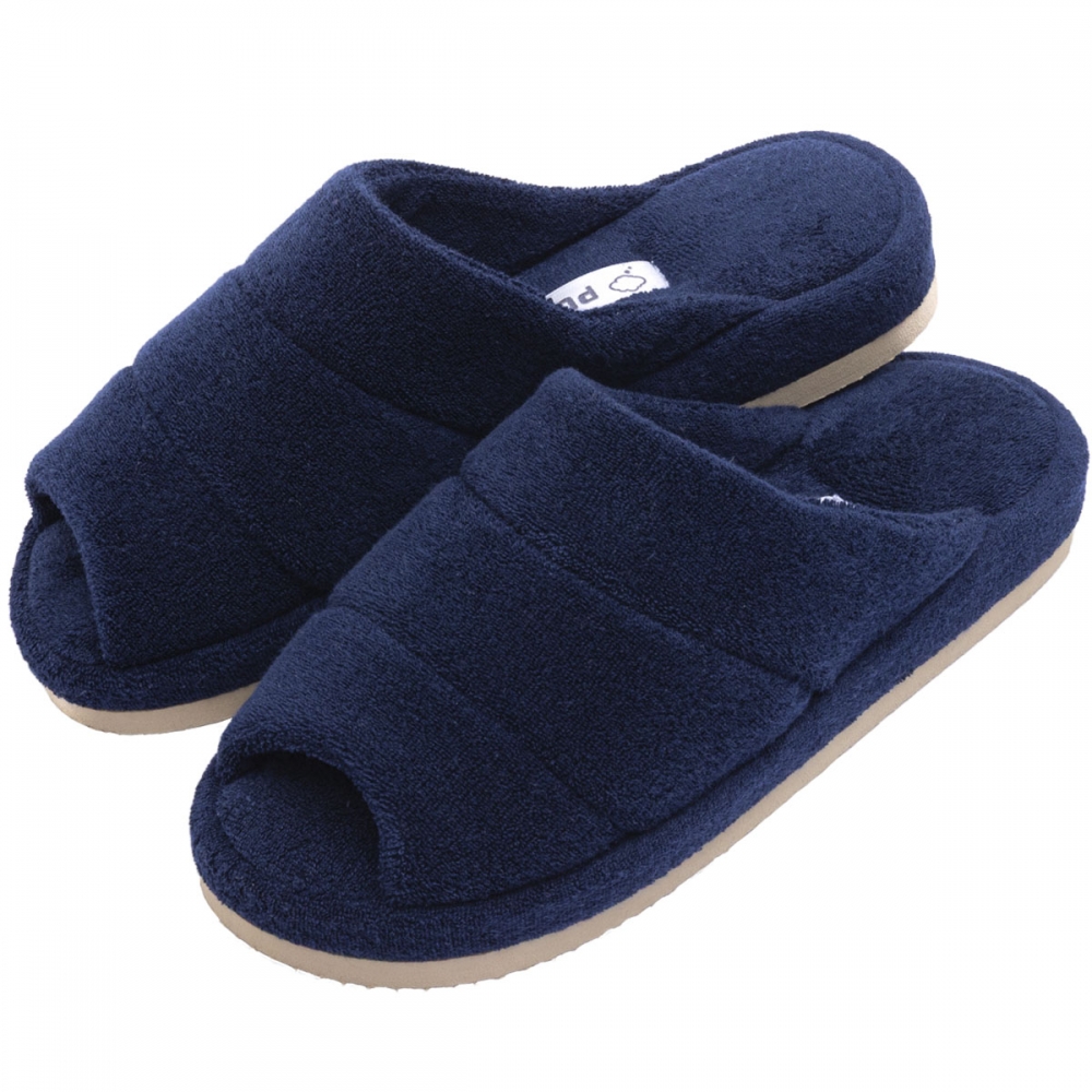 Pantufa Atoalhada Soft  Anatomic - Marinho