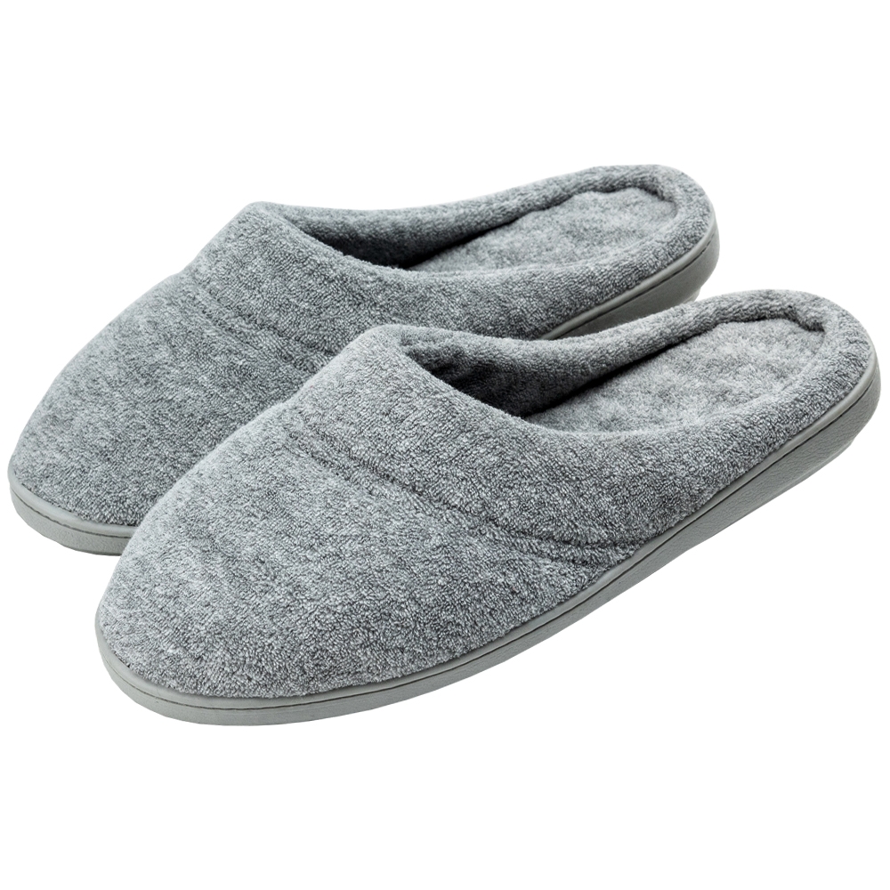 Pantufa Fechada Anatômica Elegance em Atoalhado - Mescla