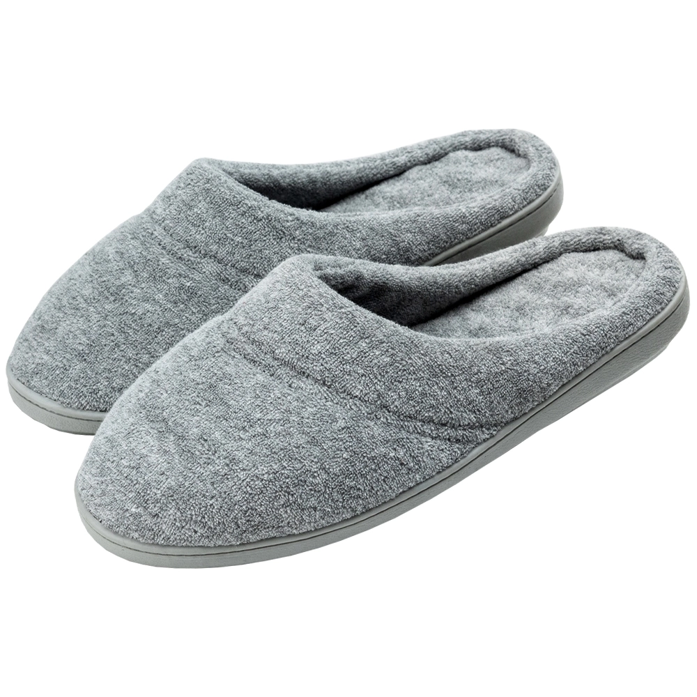 Pantufa Fechada Anatômica Elegance em Atoalhado - Mescla
