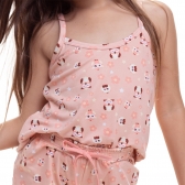 Short Doll Alcinha Infantil em Modal Summer - Salmão