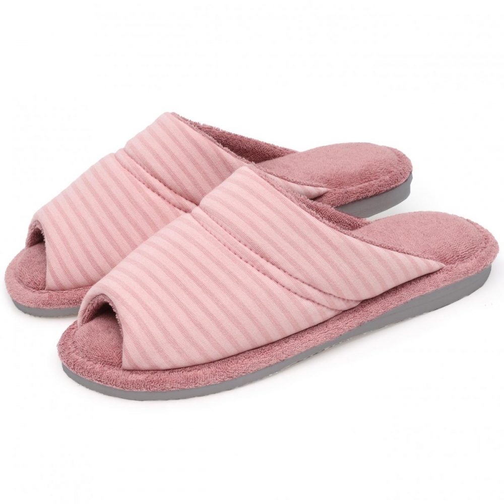 Pantufa em Viscolycra Listrada com Solado de EVA Anatômico
