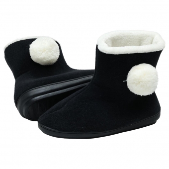 Bota Elegance Anatômica em Plush com Pelúcia