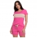 Short Doll com Manga em Viscolycra - Pink