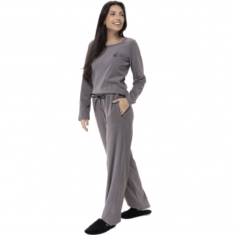 Pijama Feminino de Inverno Ultrasoft Comfy Itália- Music