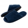 Pantufa Masculina Atoalhada Sola Plana - Marinho
