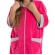 Roupão Atoalhado Infantil com Zíper e Capuz - Pink