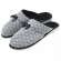Pantufa Anatômica em Pelúcia com Quilt Matelassê