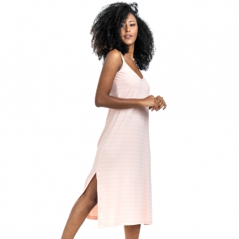 Vestido em Viscolycra Flamê