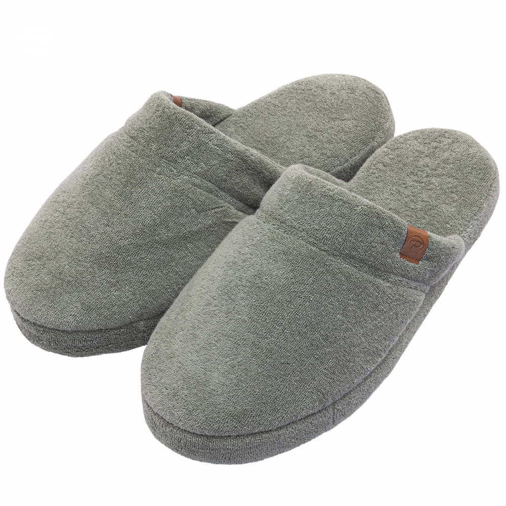 Pantufa Masculina Atoalhada Flexível -  PUFF - Verde