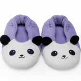 Sapatilha Antiderrapante Microsoft Panda Infantil - Lilás