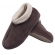 Pantufa Bota Feminina em Plush com Unifloc - Puff - Marrom