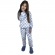 Pijama Puff Kids Pelúcia Fleece Infantil Unisex - Azul