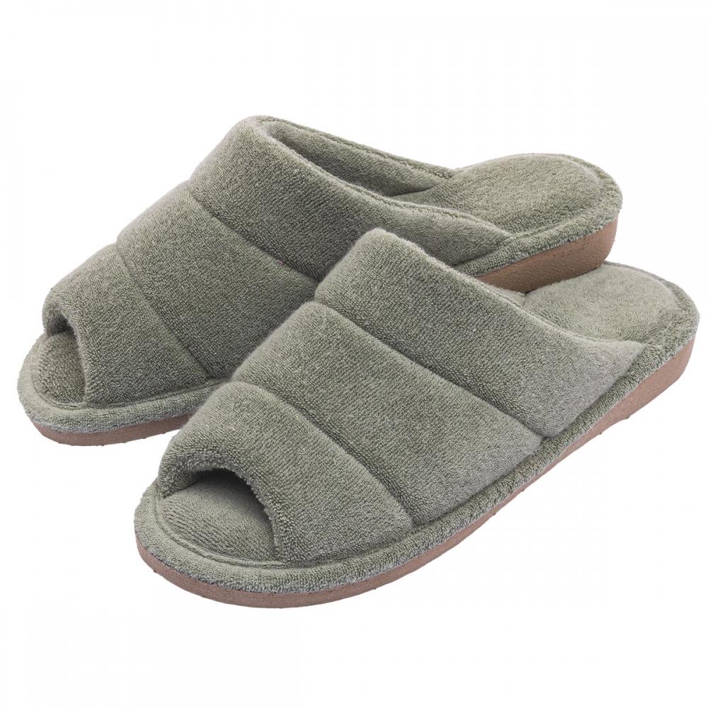 Pantufa Atoalhada Anatômica PUFF - Verde