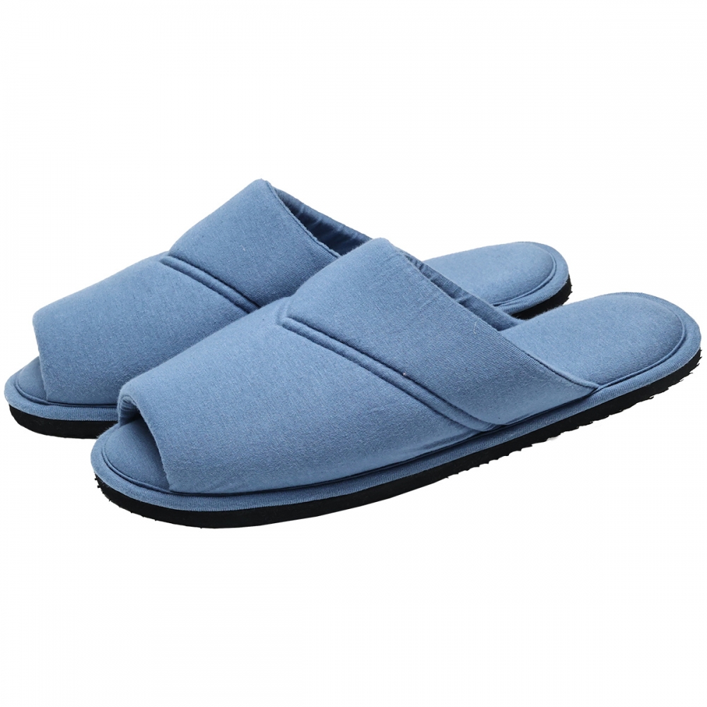 Pantufa PUFF Masculina Malha de Algodão - Índigo