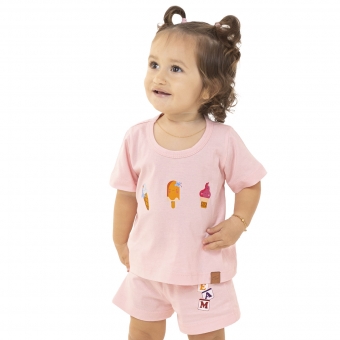 Pijama Bebê Turminha dos Sonhos –  Malha Algodão