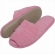 Pantufa Feminina em Atoalhado Solado Anatômico Flexível Puff - Rosa