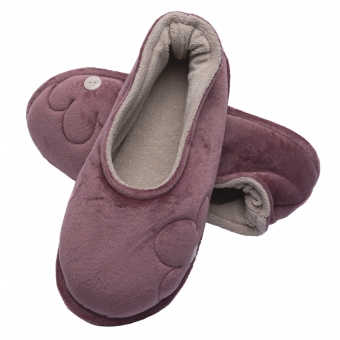 Sapatilha Puff Plush Flexível Quechua Fleece Flor