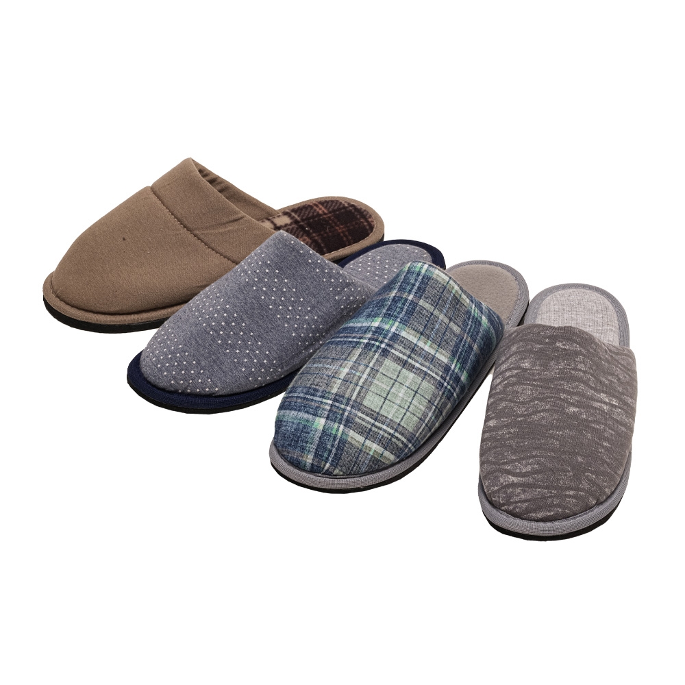 Pantufa Masculina Fechada Plana em Eva Puff - Sortido - Sortidos