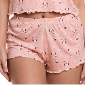 Short Doll de Alcinha em Modal Summer - Salmão