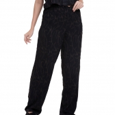 Conjunto Jacquard Com Elastano - Preto
