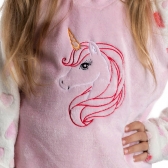 Pijama Pelúcia Coração Infantil - Rosa