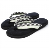 Pantufa Levite em Atoalhado com Viscolycra Xadrez
