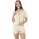 Pijama Short Doll Americano Malha Algodão Poá - Verde