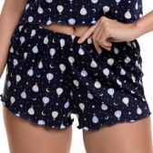 Short Doll de Alcinha em Modal Summer - Marinho