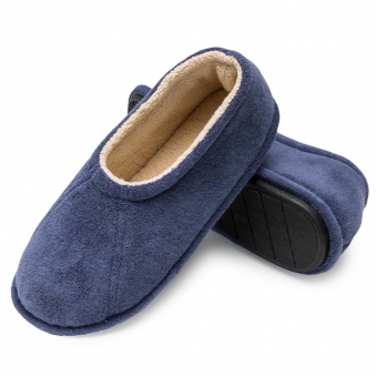 Pantufa Anatômica Flexível Masculina Atoalhada Mocassim