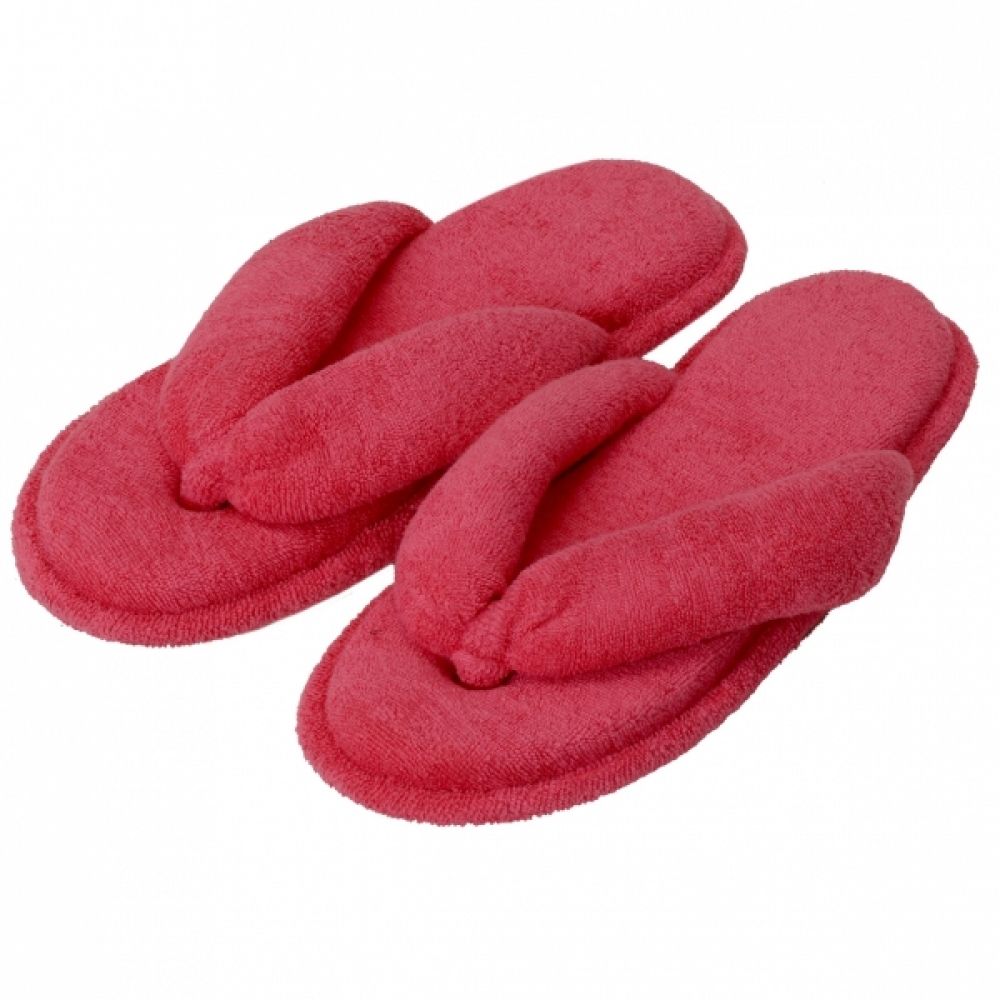 Pantufa Atoalhada Flexível Dedo - PUFF - Pink