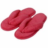 Pantufa Atoalhada Flexível Dedo - PUFF - Pink