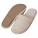 Pantufa Feminina em Atoalhado Solado Anatômico Flexível Puff - Marfim