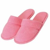Pantufa Flex Puff: Estilo e Conforto Atoalhado - Rosa