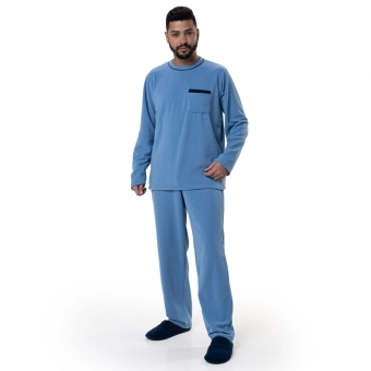 Pijama Ultrasoft Bolso Masculino