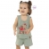 Pijama Bebê Algodão Feminino - Capy & Cozy - Verde
